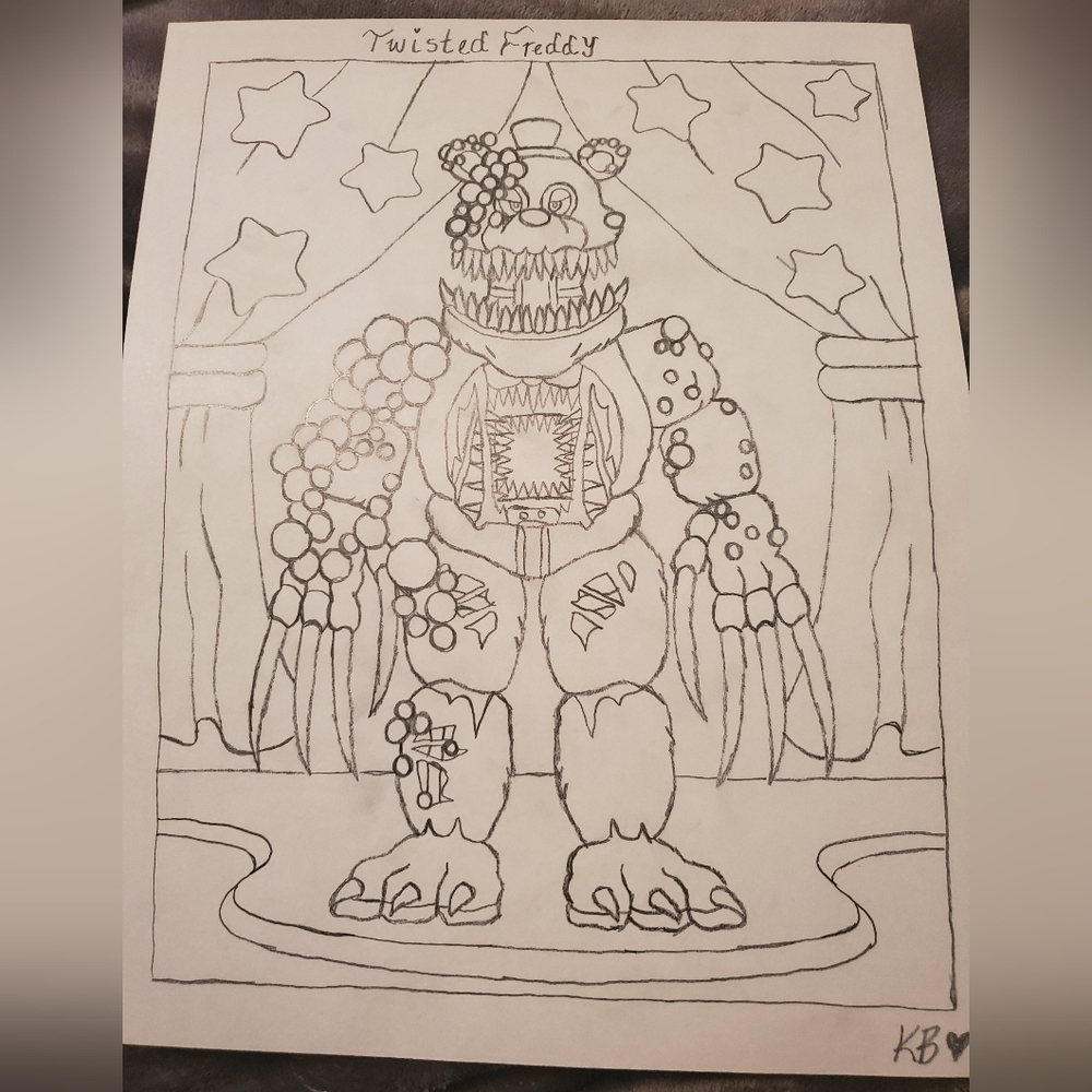 Twisted Freddy drawing!